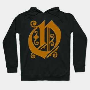 Golden Letter O Hoodie